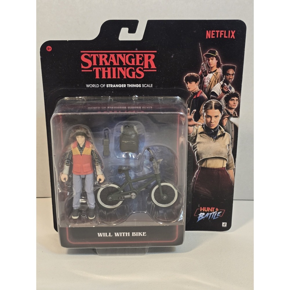 Netflix Stranger Things Will With Bike Action‎ Figure Brand New Jazwares